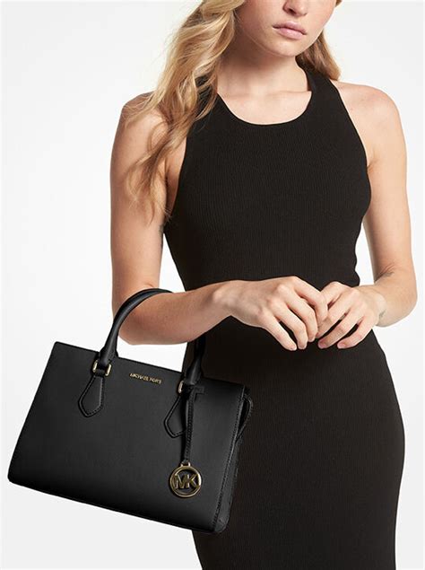 michael michael kors rochelle top handle satchel|Sheila Medium Faux Saffiano Leather Satchel .